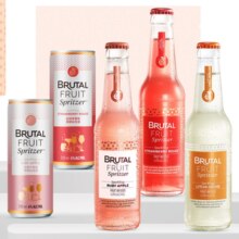￥3.85/瓶！百威 馥野Brutal Fruit 4度果酿起泡酒 275ml*7瓶￥26.92