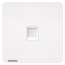 西门子(SIEMENS)开关插座 超五类电脑网络插座面板致典 雅白色