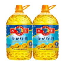 【超级桶】多力葵花籽食用油4L*2物理压榨食用油桶装家用大桶健康