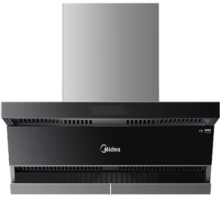 美的（Midea）抽油烟机 家用顶侧双吸烟灶联动 24风量大吸力 变频巡航纤薄机身 厨房电器油烟机7字型排油烟机DL5 天然气套装【油烟机+Q523L联动灶5.0KW】