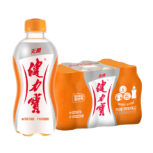 健力宝无糖运动碳酸饮料补充电解质 橙蜜味300mL*12瓶