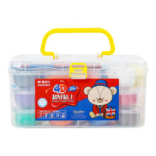 晨光(M&G)文具4D超轻粘土儿童彩泥橡皮泥黏土小学生玩具 24色小狐狸系列AKE04545