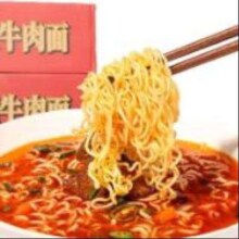 大袋红烧牛肉面 一箱5袋