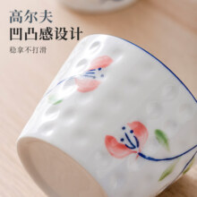 茶杯围炉煮茶日式小茶杯陶瓷喝茶品茗杯主人杯功夫茶杯水杯小杯子