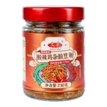 正宗 酸豆角鸡杂 开胃下饭菜 230g*1瓶