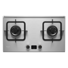 预售、plus会员：林内（Rinnai）鲸吨吨家用嵌入式天燃气灶台嵌两用5.2kW双眼猛火定时灶具 不锈钢2E08MTX+赠空气炸锅1032.72元包邮（联系客服返50元）
