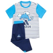 10点、限尺码：adidas 儿童舒适运动套装