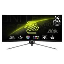 国家补贴、PLUS会员：微星 34英寸准4K 180Hz 带鱼屏显示器 1000R MAG 345CQR