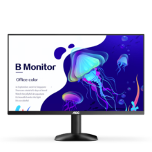 Plus:AOC 27英寸 2K高清 100Hz超频120Hz IPS HDR10 HDMI 低蓝光不闪 三边微边 节能办公电脑显示器 Q27B35