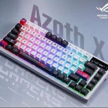 20点首发：ROG 夜魔X 机械键盘 雪武白轴V2 FR4定位板