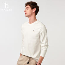 HAZZYS 男士休闲长袖T恤 ABTZE0CAF04