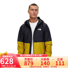 THE NORTH FACE 北面 TNF北面美版男款ANTORA RAIN防风透气连帽冲锋衣夹克 84Z-金色 S