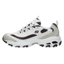 斯凯奇（Skechers）黑白金熊丨男女同款老爹鞋复古熊猫鞋情侣校园风潮流增高运动休闲 【男款】白色/浅灰色/WLGY(白金) 42
