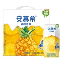 百亿补贴万人团：伊利安慕希清甜菠萝酸奶205g*12