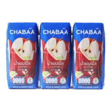 再降价：恰芭 苹果葡萄果汁饮料180ml*3盒（25/5/18）