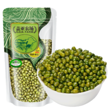 盖亚农场（Gaia Farm） 有机绿豆  可打豆浆 东北五谷杂粮 薄皮小绿豆汤粥 有机绿豆 450g*1袋