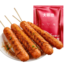 plus会员: 大希地香煎淀粉肠1120g/16根 /袋 *9件+凑单