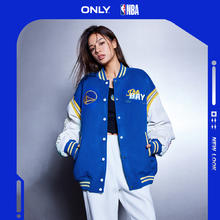 ONLY 奥莱春季NBA含羊毛宽松双面毛呢外套女