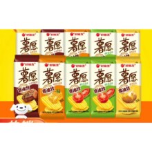 好丽友（ORION）薯愿薯片零食成人儿童休闲零食非油炸膨化食品宿舍办公室小零食 【混合口味】35.8g*10