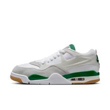 NIKE 耐克 男子AJ4白绿色低帮复古运动休闲鞋缓震篮球鞋FQ7939-103