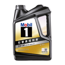 美孚（Mobil）金美孚全合成汽机油经典表现黑金系列 5W-30SP级4L50周年纪念版287.46元包邮（需领券）