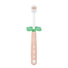 如山360度儿童牙刷软毛1-2-3-4-6岁半以上婴儿婴幼儿宝宝乳牙神器