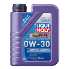力魔（LIQUI MOLY）德国原装进口 长效PAO全合成机油 0W-30 A3/B4 1L 汽车用品120.6元 (券后省0.9)