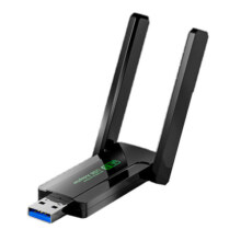 usb台式机无线网卡1300M千兆5G双频免驱动wifi发射接收器笔记本电脑高速网络信号放扩大增强器wifi6无限网卡