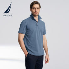 NAUTICA 男装夏季珠地透气亲肤多色短袖T恤POLO衫