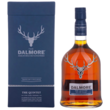 大摩（DALMORE）五重奏 苏格兰高地 威士忌 700ml 44.5度 礼盒装 进口洋酒