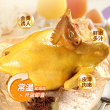 温氏常温即食广东正宗盐焗土香鸡650g 农家土鸡卤味 粤式风味熟食肉类