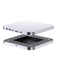海备思 Mac mini扩展坞硬盘盒拓展坞macmini底座Studio转换器M1/M2电脑主机4K多屏桌面支架配件 MC25