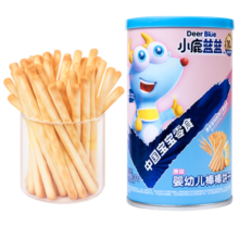 小鹿蓝蓝 婴幼儿炭烧棒磨牙棒饼干130g宝宝儿童零食手指饼干15元 (券后省0.7,月销1w+)