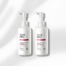 SLEK PRO 舒蕾 肌肤专研 倍爽净肤/水润柔肤沐浴露 430ml*2瓶