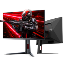 AOC 24.5英寸 FastIPS 原生300Hz超频310Hz 1ms HDR400 硬件低蓝光 电竞显示器 宙斯盾25G4S 国家补贴