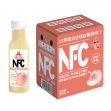 88VIP会员：福兰农庄 Farmerland 100%NFC水蜜桃汁300ml*6瓶