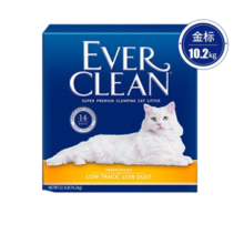铂钻美国蓝标铂钻猫砂EverClean25磅低尘活性炭除臭膨润土净味猫厕所 金标-22.5磅