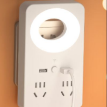 插座 带USB+智能语音灯 可声控