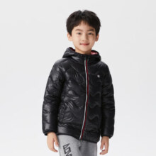 TOREAD kids探路者儿童羽绒服男女秋冬新品柔软舒适百搭保暖超轻防钻绒外套 黑色 150
