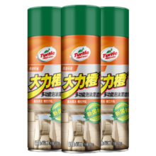PLUS会员：龟牌 多功能泡沫清洁剂 皮革内饰汽车新能源适用650ml*3瓶 50090118.6元