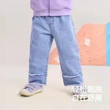 女童牛仔裤春秋宝宝长裤秋款小婴儿休闲裤