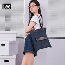 Lee 复古牛仔单肩包手提帆布袋