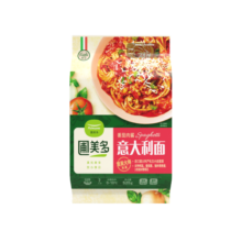 圃美多番茄肉酱意大利面2人份 520g 方便面速食面条 儿童早餐面点