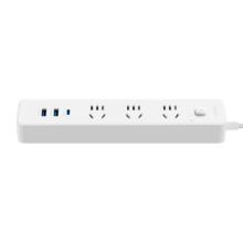 公牛（BULL）20W PD苹果快充插座/插线板/插排/接线板 Type-c+USB+3插孔 全长1.8米白色 GNV-UU4203总控开关