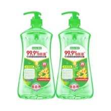 群力洗洁精洗涤灵生姜去油1.1KG2瓶冷水除腥祛味护手家用洗碗精