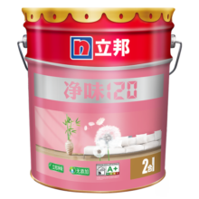 立邦乳胶漆净味120二合一墙面乳胶漆内墙油漆涂料环保墙面漆室内家用 【门店同款】18L面漆/约25kg