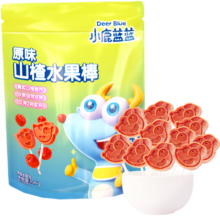 小鹿蓝蓝山楂棒棒糖儿童零食无添加色素宝宝水果味糖果 原味山楂棒1袋