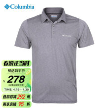 哥伦比亚（Columbia） T恤男春夏款户外轻薄透气舒适清凉短袖POLO衫AE1287 040 S 170/92A