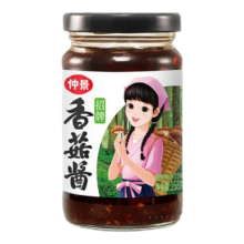 PLUS会员、需凑单：仲景 招牌香菇酱 原味 168g