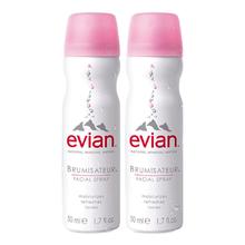 evian 矿泉水喷雾400ml2支装补水舒缓爽肤水化妆水